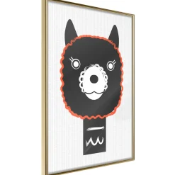 Poster 'Decorative Alpaca'