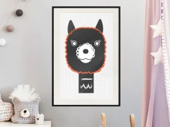 Poster 'Decorative Alpaca'