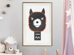 Poster 'Decorative Alpaca'