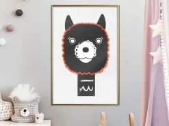 Poster 'Decorative Alpaca'