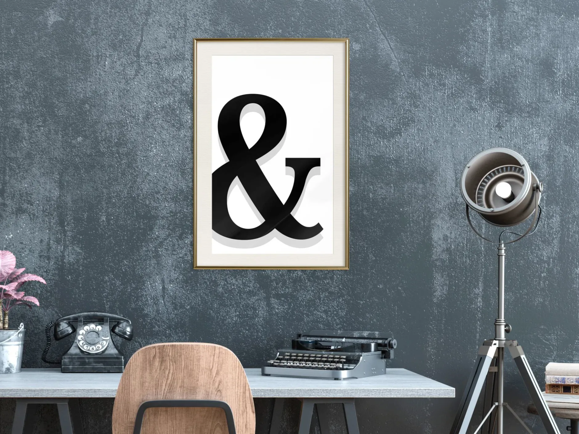 Poster 'Decorative Letter'