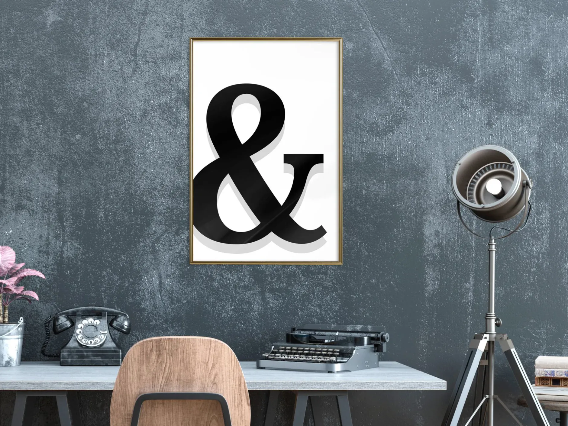 Poster 'Decorative Letter'