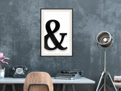 Poster 'Decorative Letter'