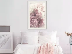 Poster 'Delicate Peonies'