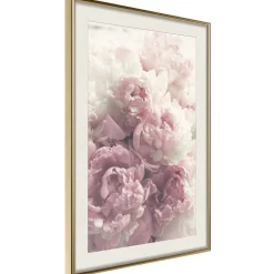 Poster 'Delicate Peonies'
