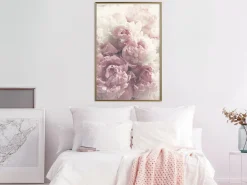 Poster 'Delicate Peonies'