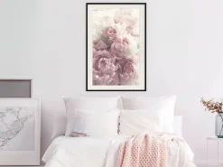 Poster 'Delicate Peonies'