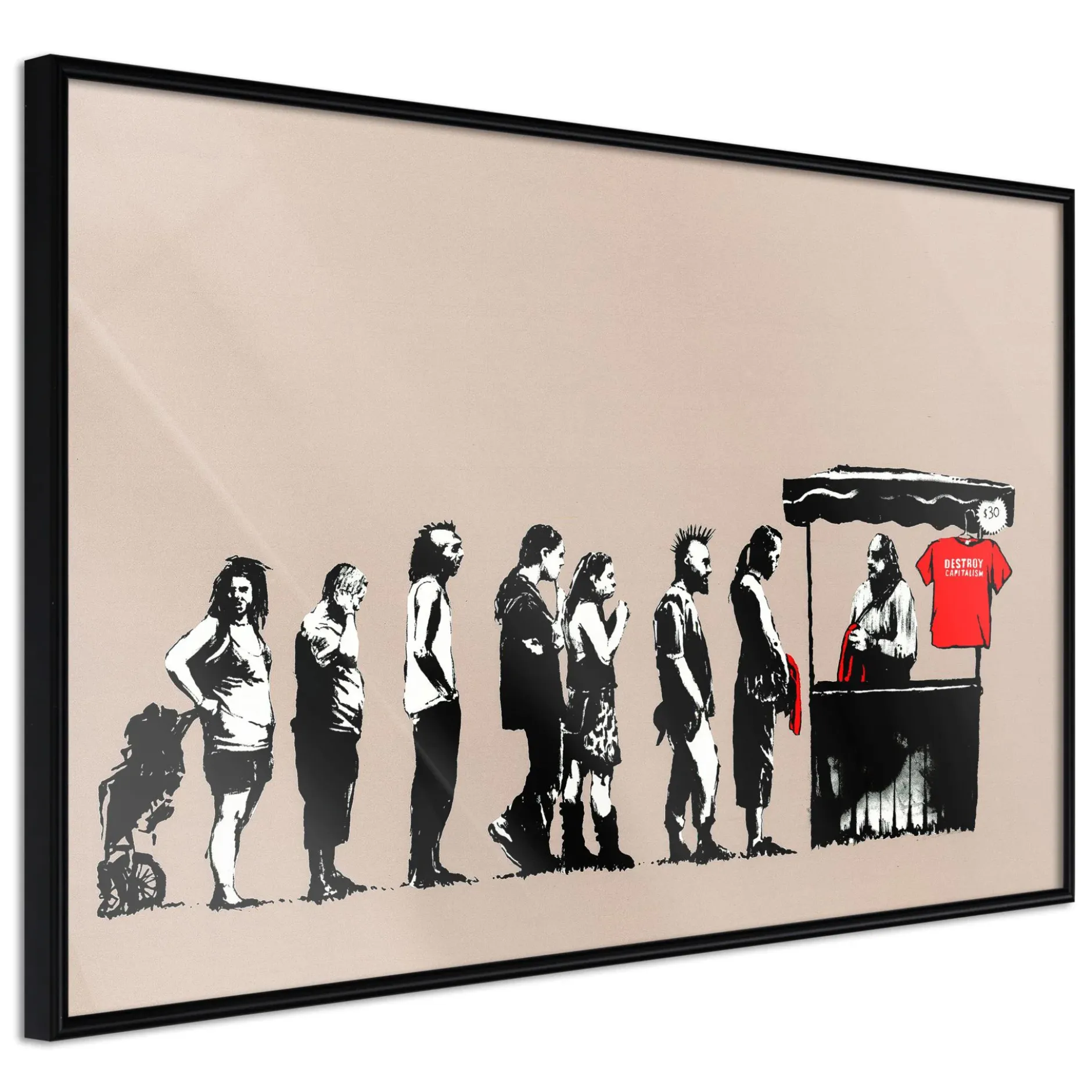 Poster 'Destroy Capitalism'