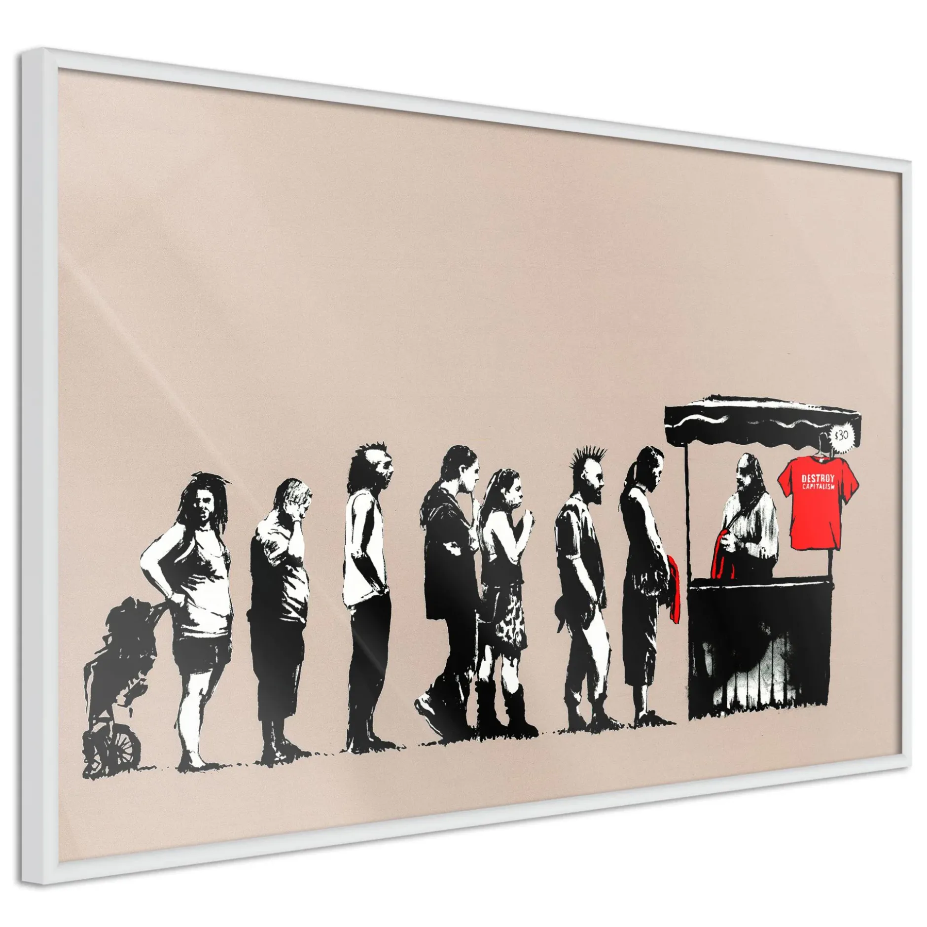 Poster 'Destroy Capitalism'