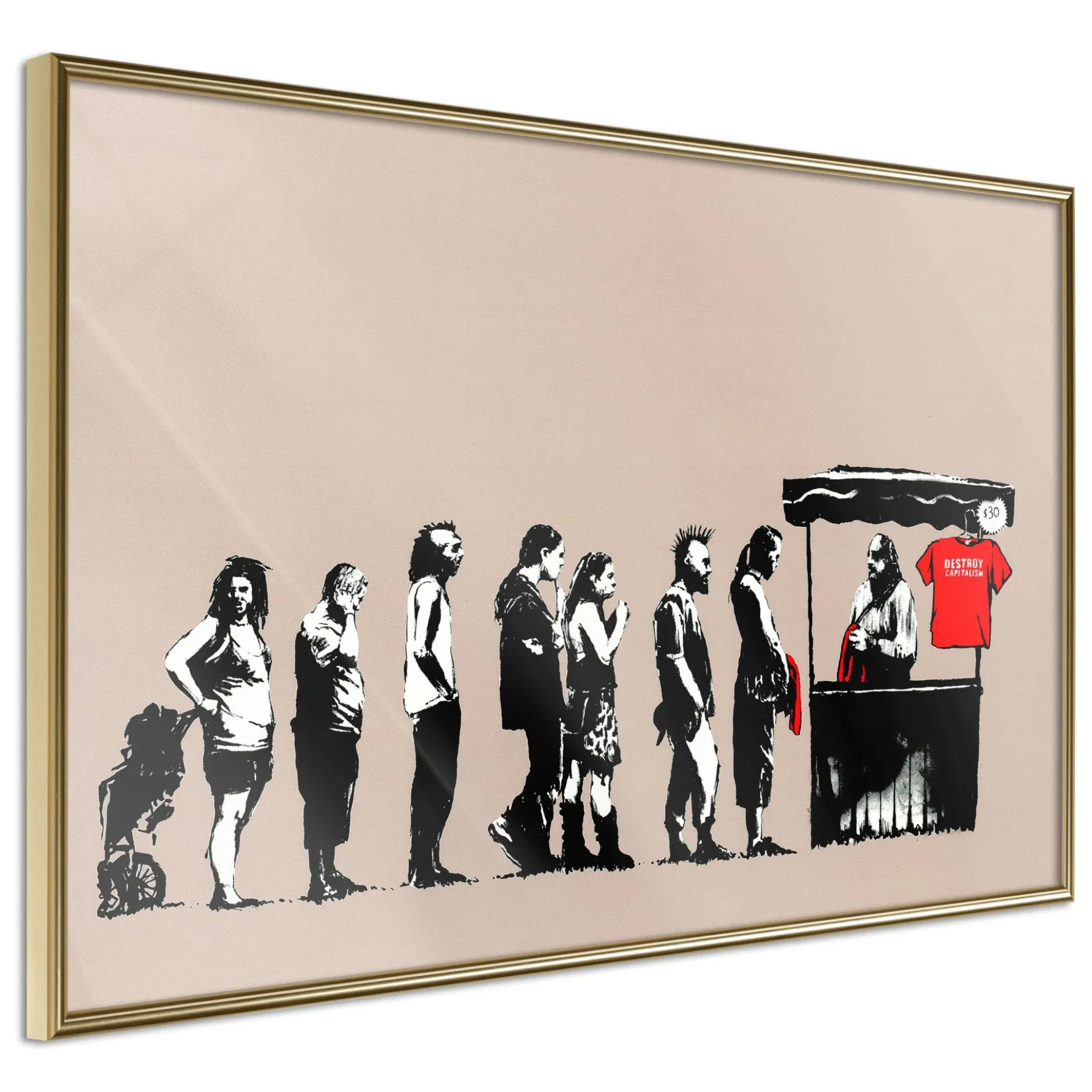 Poster 'Destroy Capitalism'