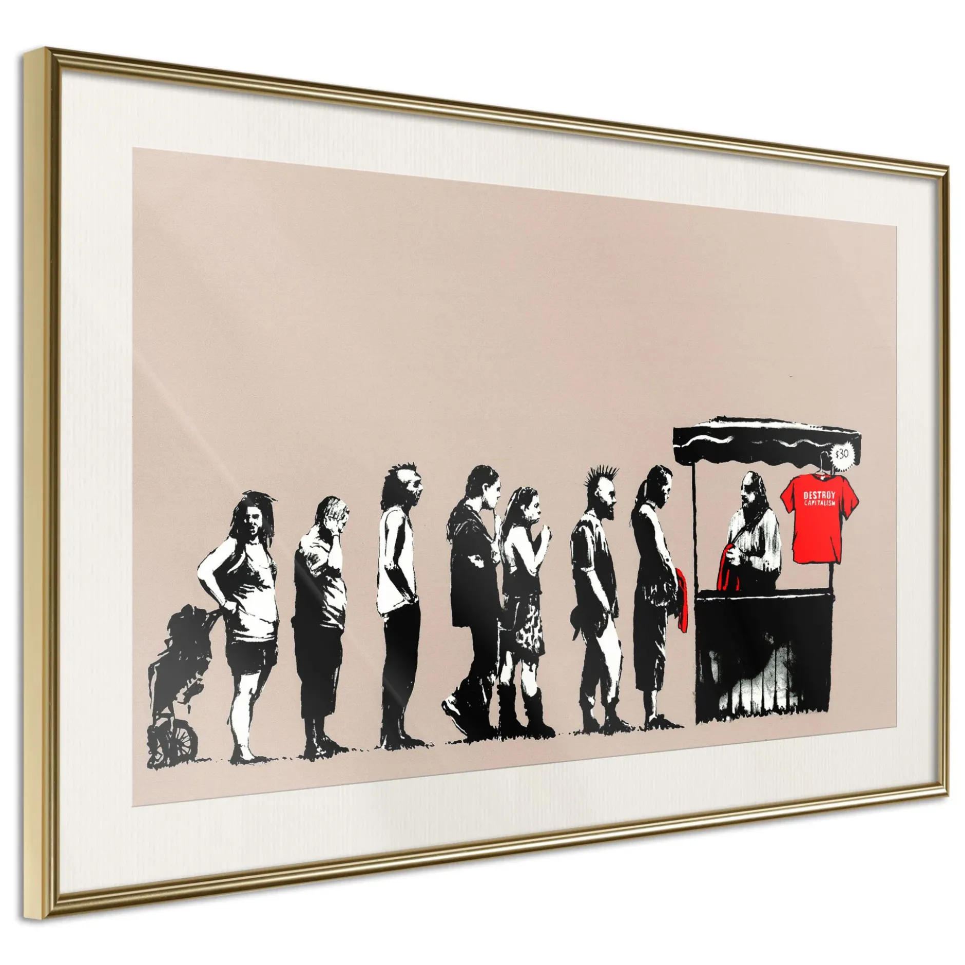 Poster 'Destroy Capitalism'