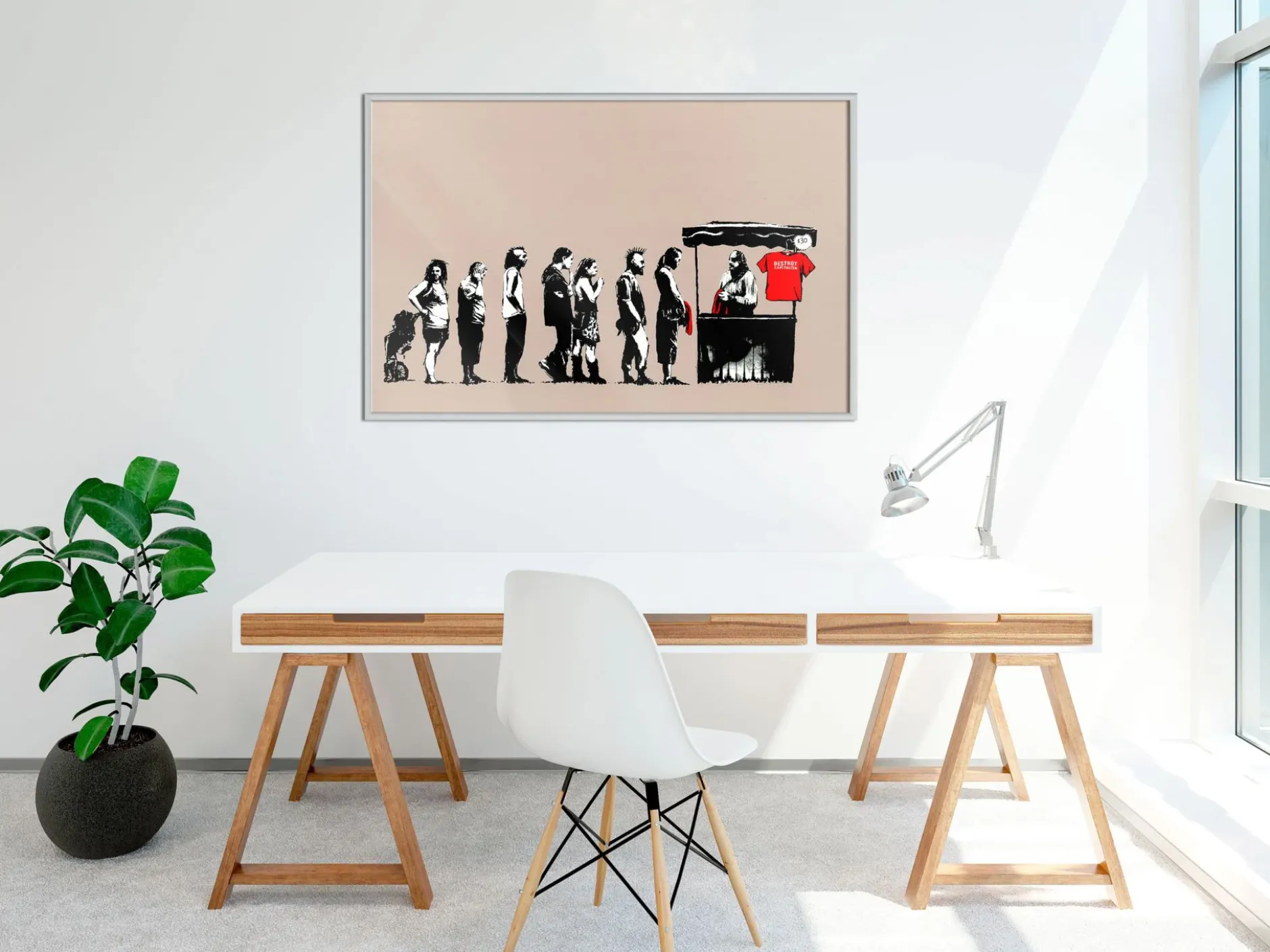 Poster 'Destroy Capitalism'