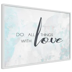 Poster 'Do All Things With Love'