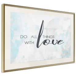 Poster 'Do All Things With Love'
