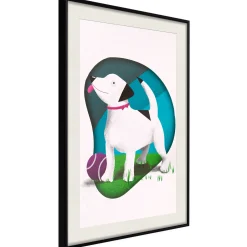 Poster 'Dog and Ball'