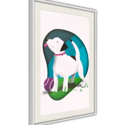 Poster 'Dog and Ball'