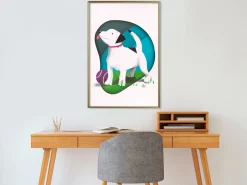 Poster 'Dog and Ball'