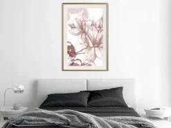 Poster 'Drawn Flower'
