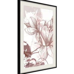 Poster 'Drawn Flower'