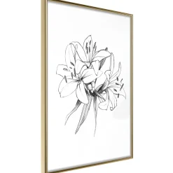 Poster 'Drawn Flowers'