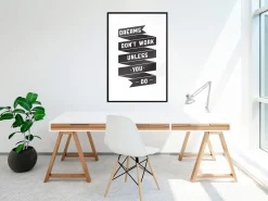 Poster 'Dreams don't work'