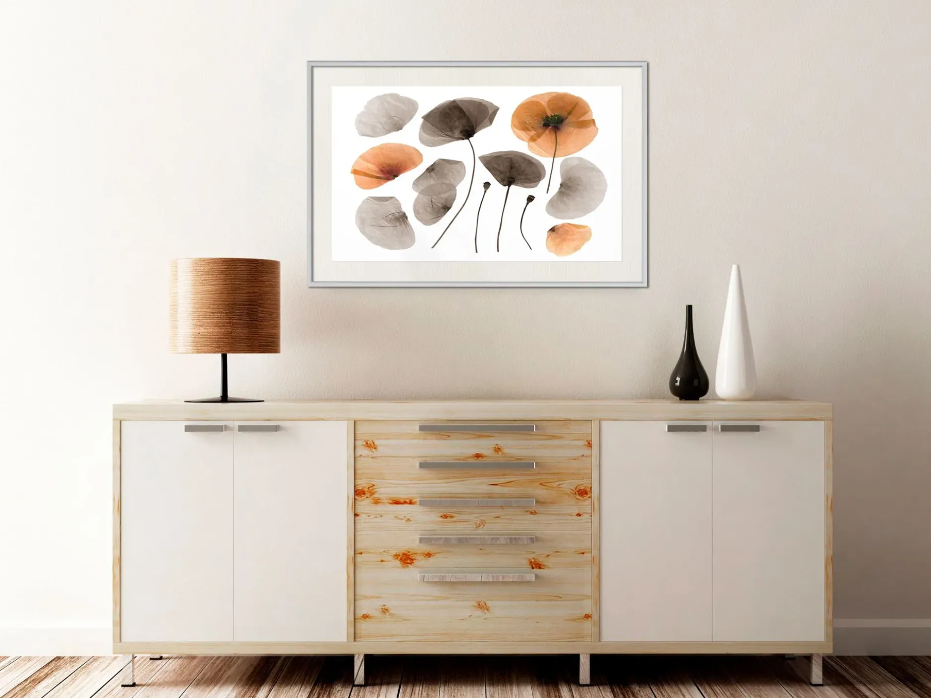 Poster 'Dried Poppies'