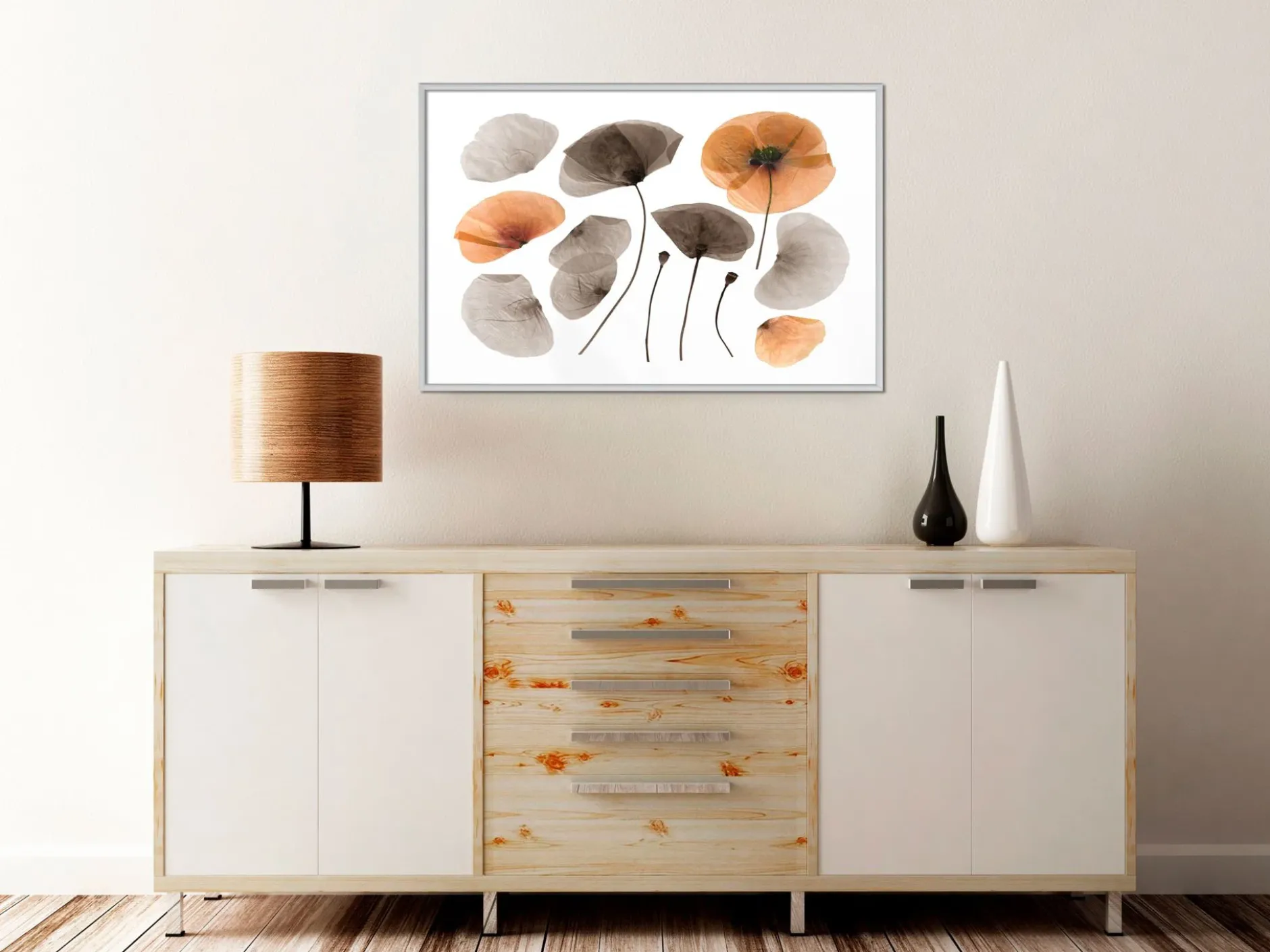 Poster 'Dried Poppies'