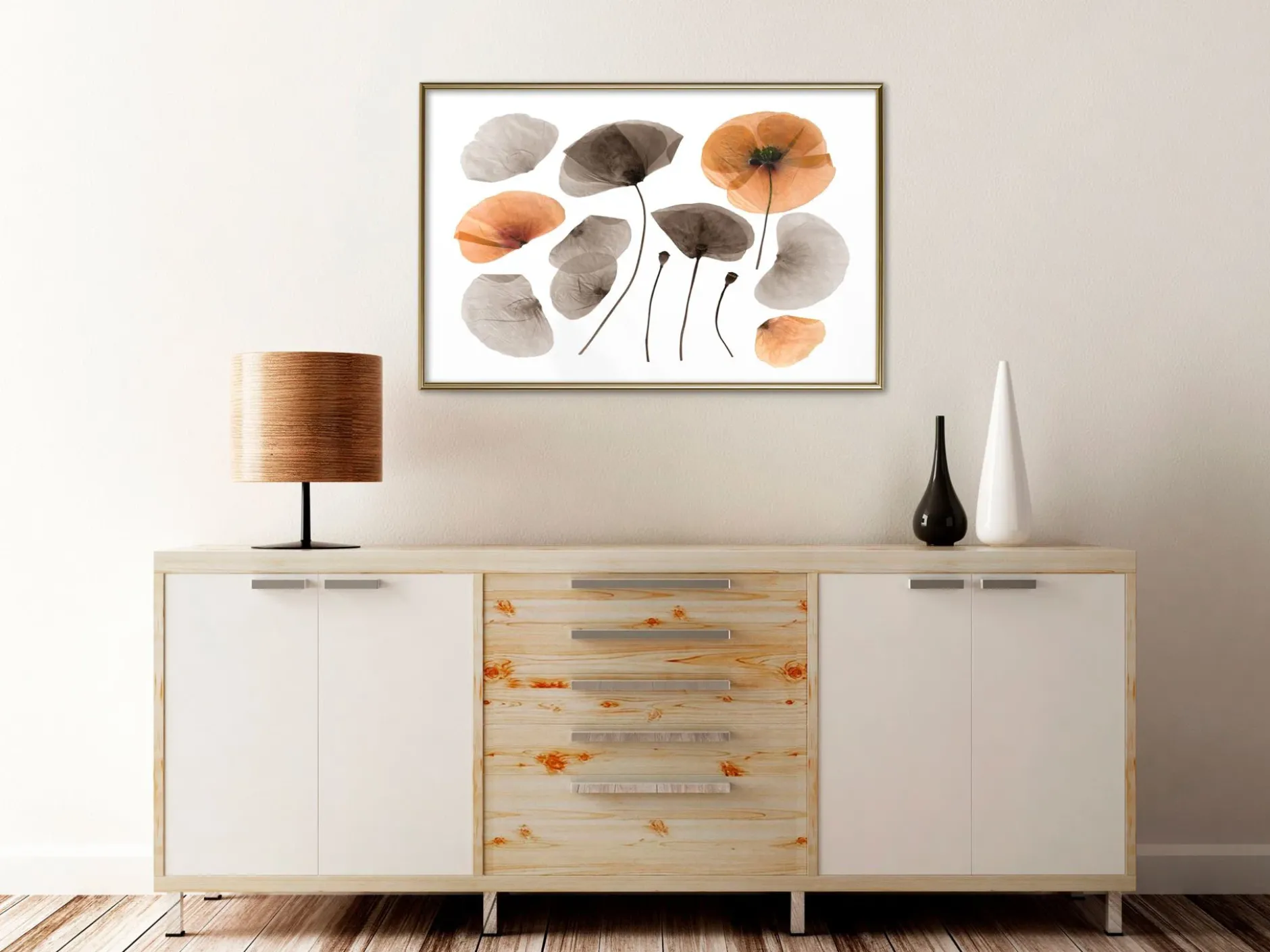 Poster 'Dried Poppies'