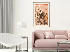 Poster 'Drops on Dandelion'