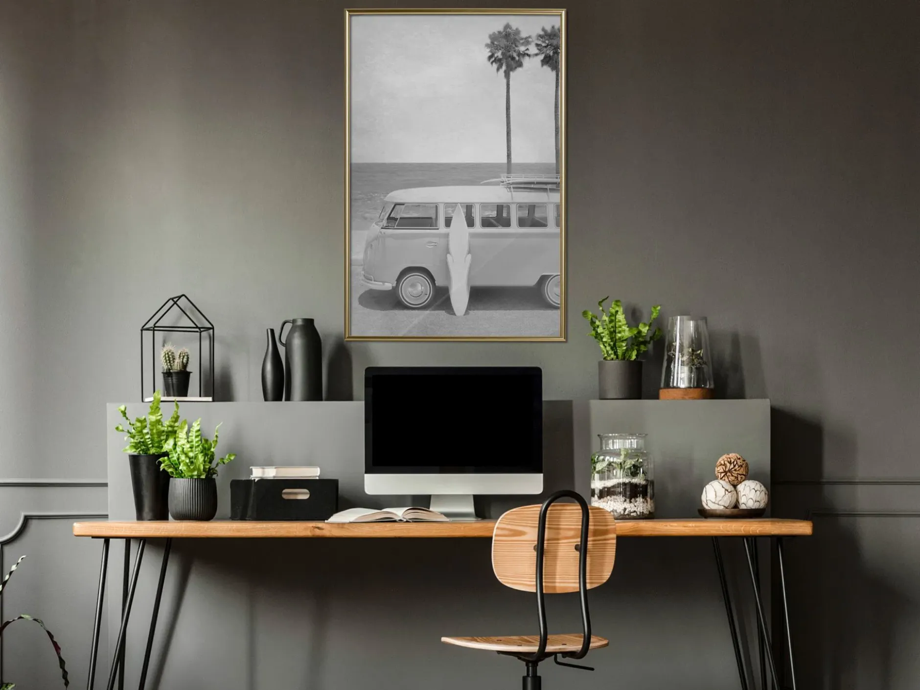 Poster 'Hippie Van II'