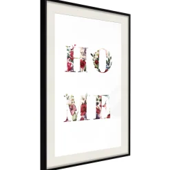 Poster 'Home in Flowers'