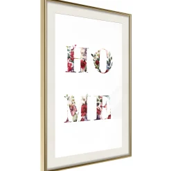 Poster 'Home in Flowers'