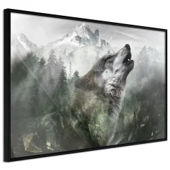 Poster 'Howling Wolf'