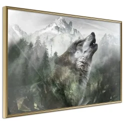 Poster 'Howling Wolf'