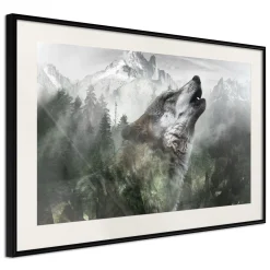 Poster 'Howling Wolf'
