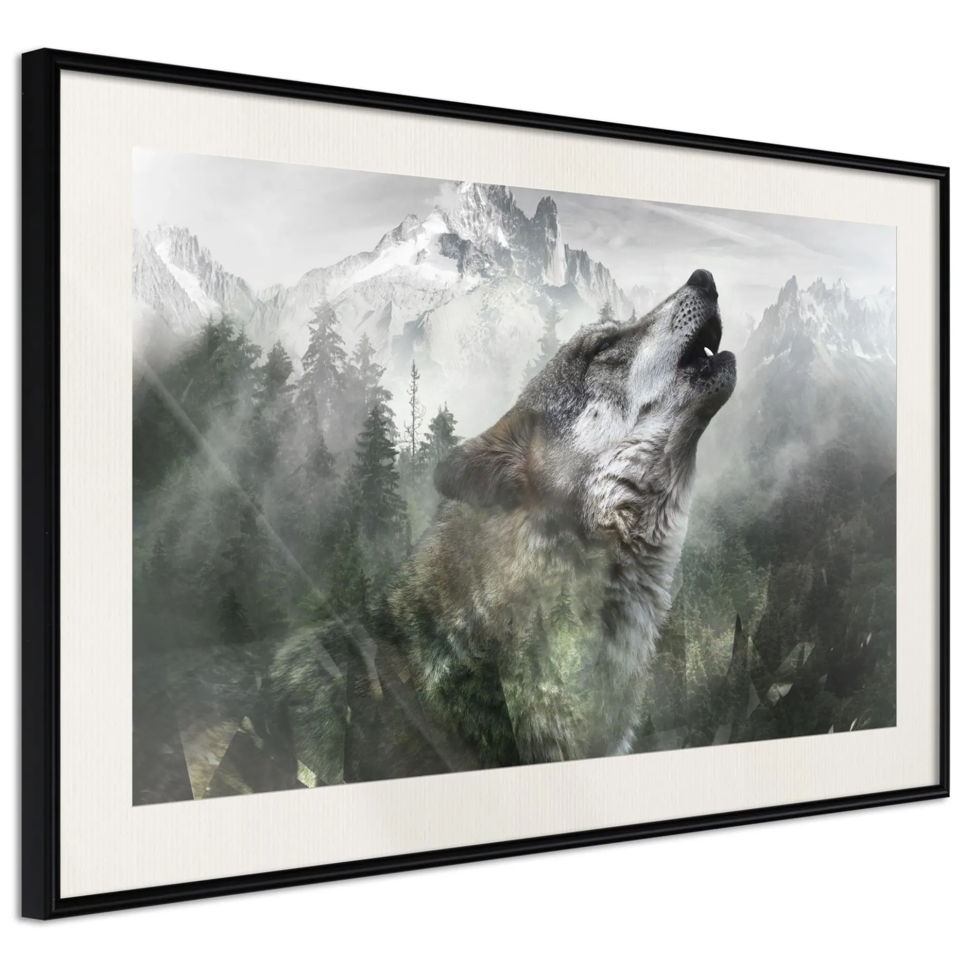 Poster 'Howling Wolf'