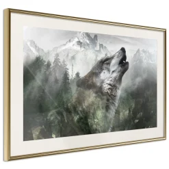 Poster 'Howling Wolf'