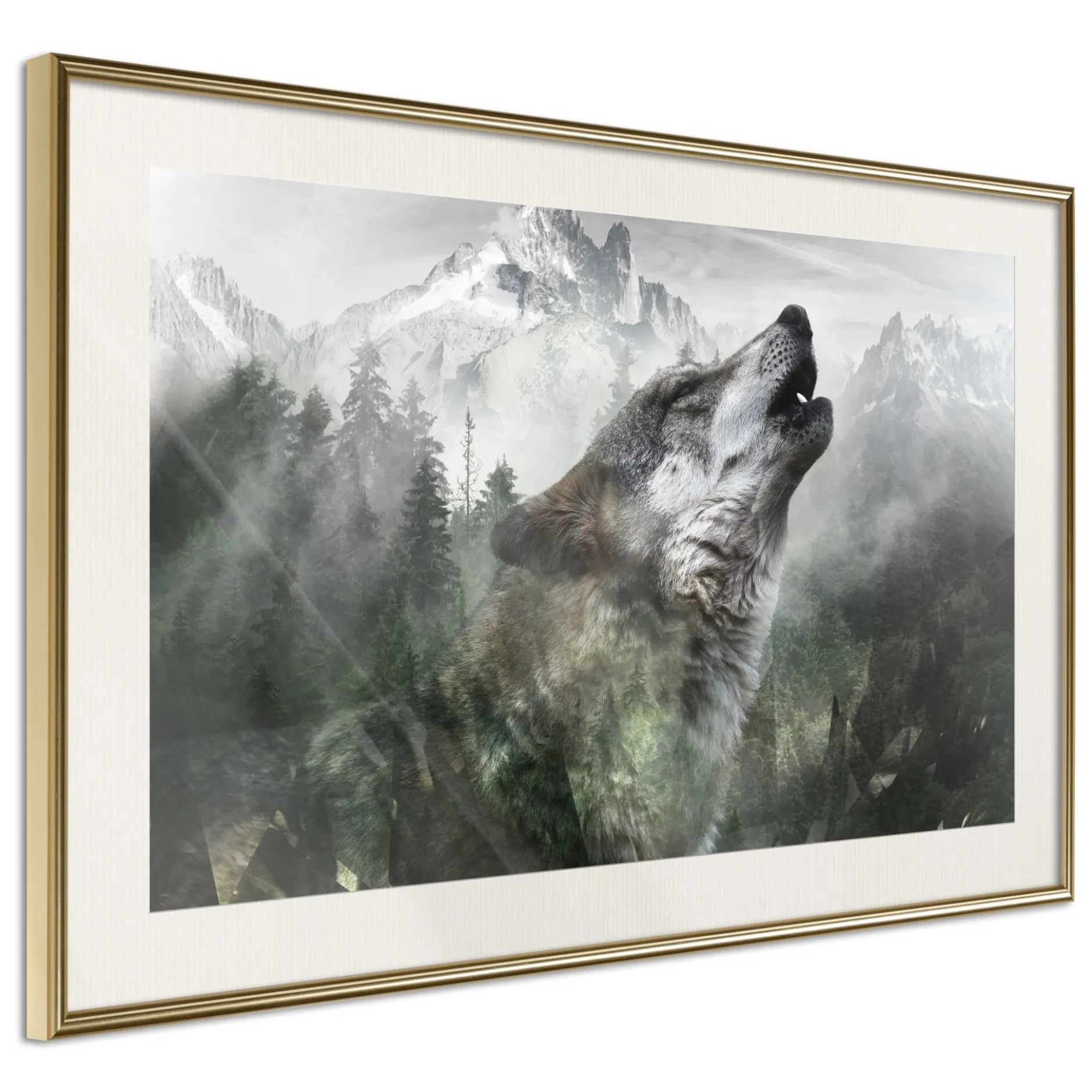 Poster 'Howling Wolf'