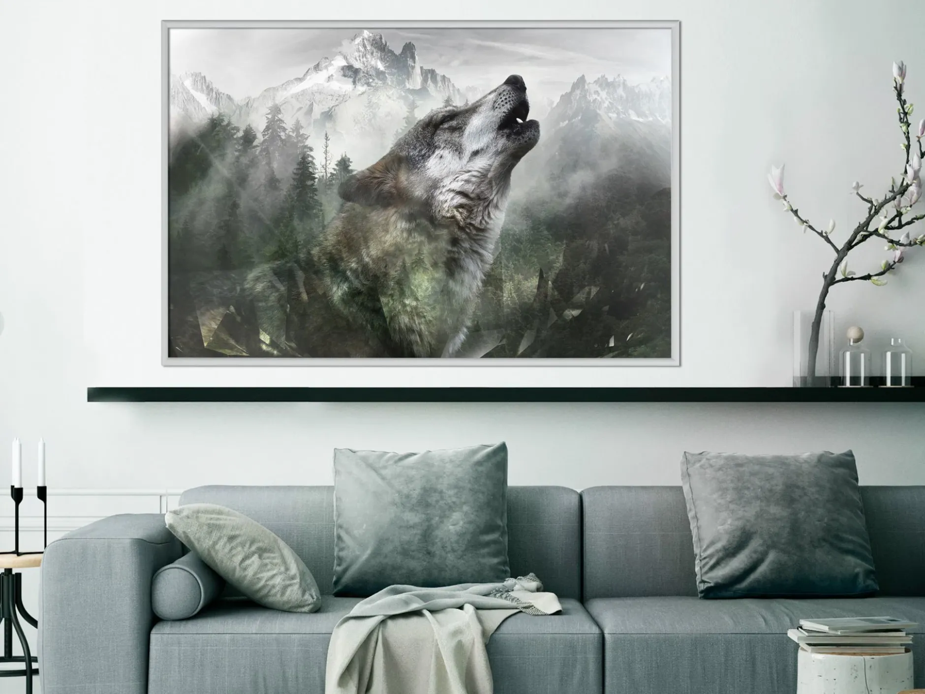Poster 'Howling Wolf'