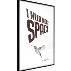 Poster 'I Need More Space'