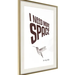 Poster 'I Need More Space'