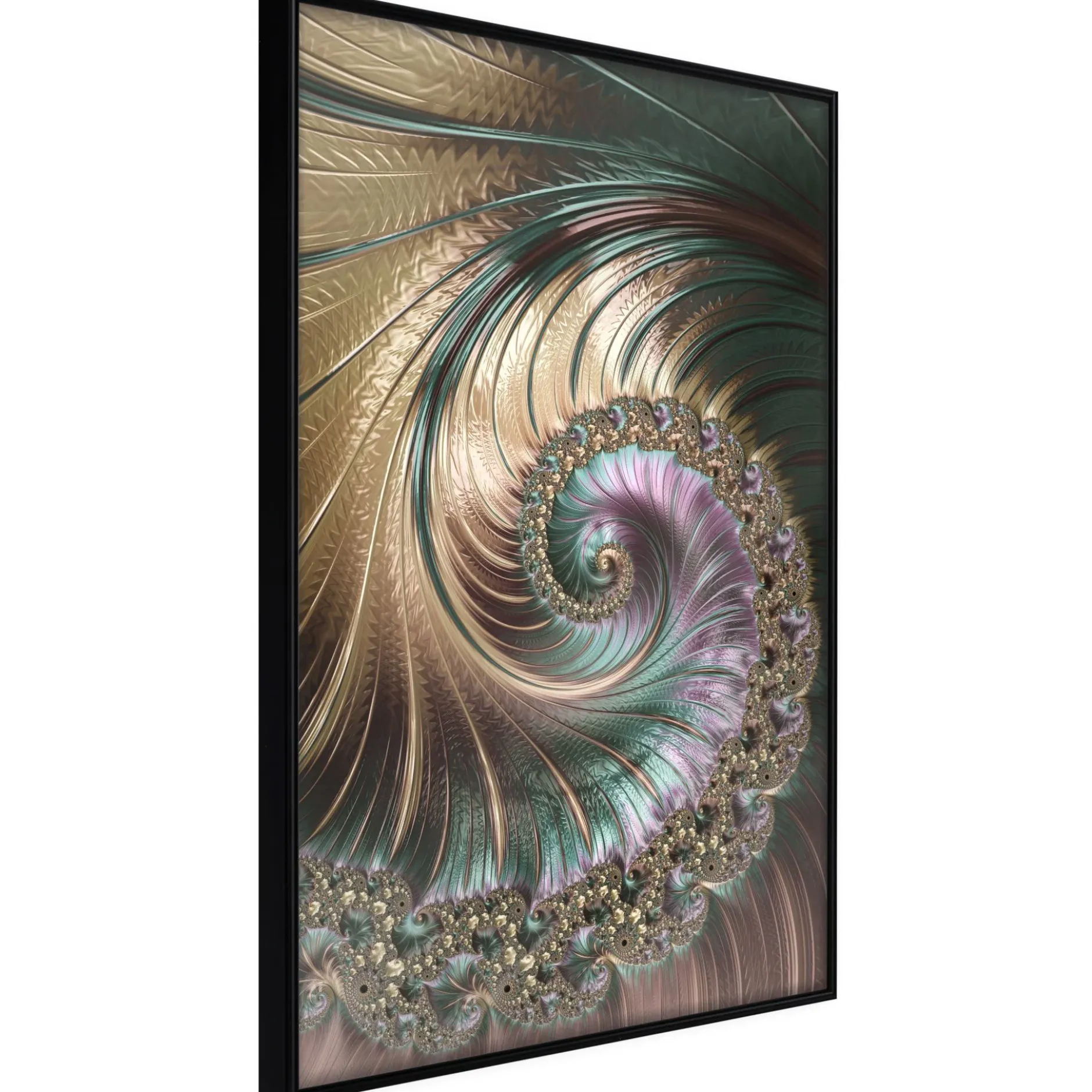 Poster 'Iridescent Spiral'