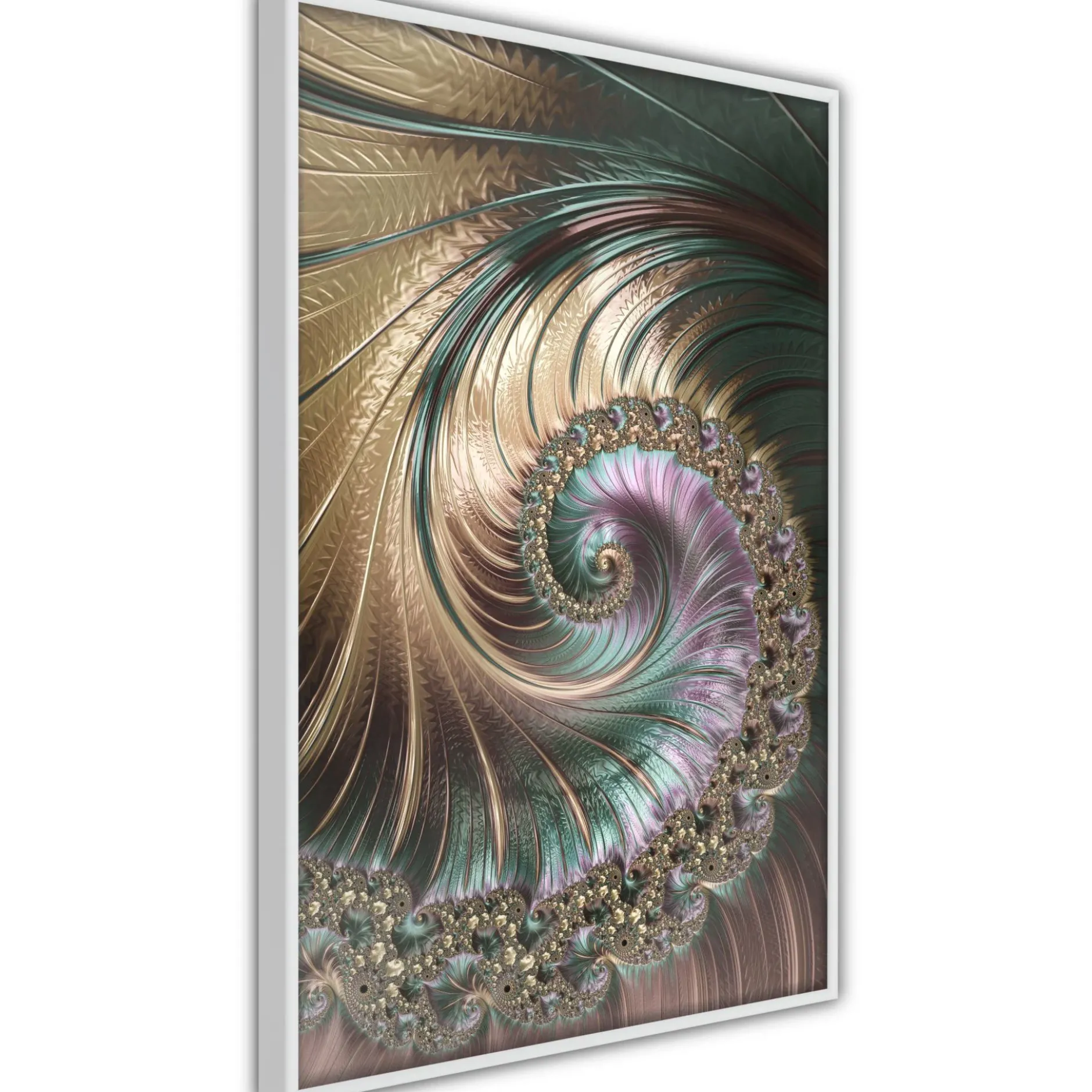 Poster 'Iridescent Spiral'