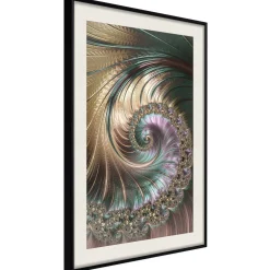 Poster 'Iridescent Spiral'
