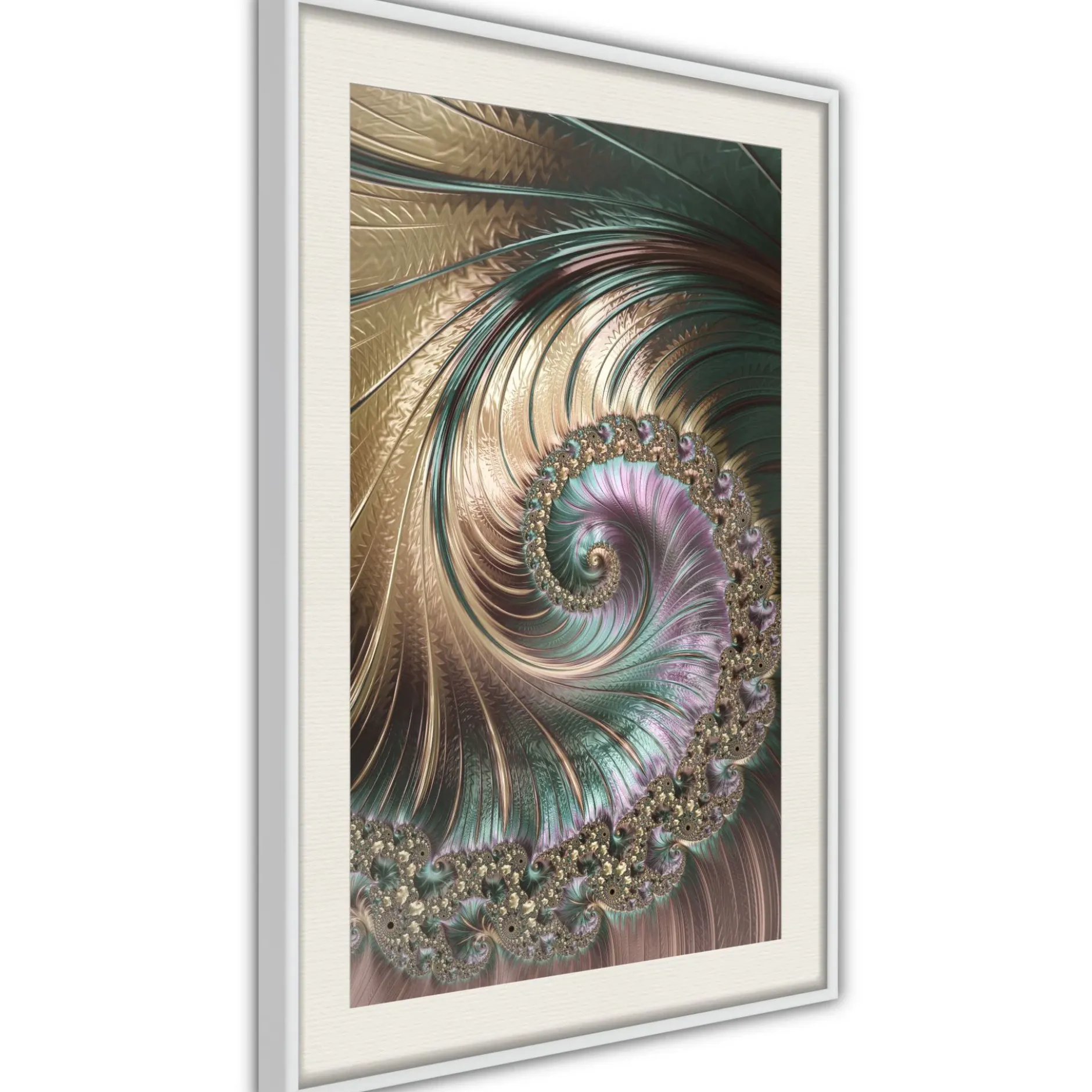 Poster 'Iridescent Spiral'