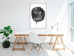 Poster 'It Doesn't Easier You Just Get Stronger'