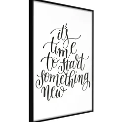 Poster 'It's Time to Start Something New'