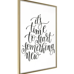 Poster 'It's Time to Start Something New'