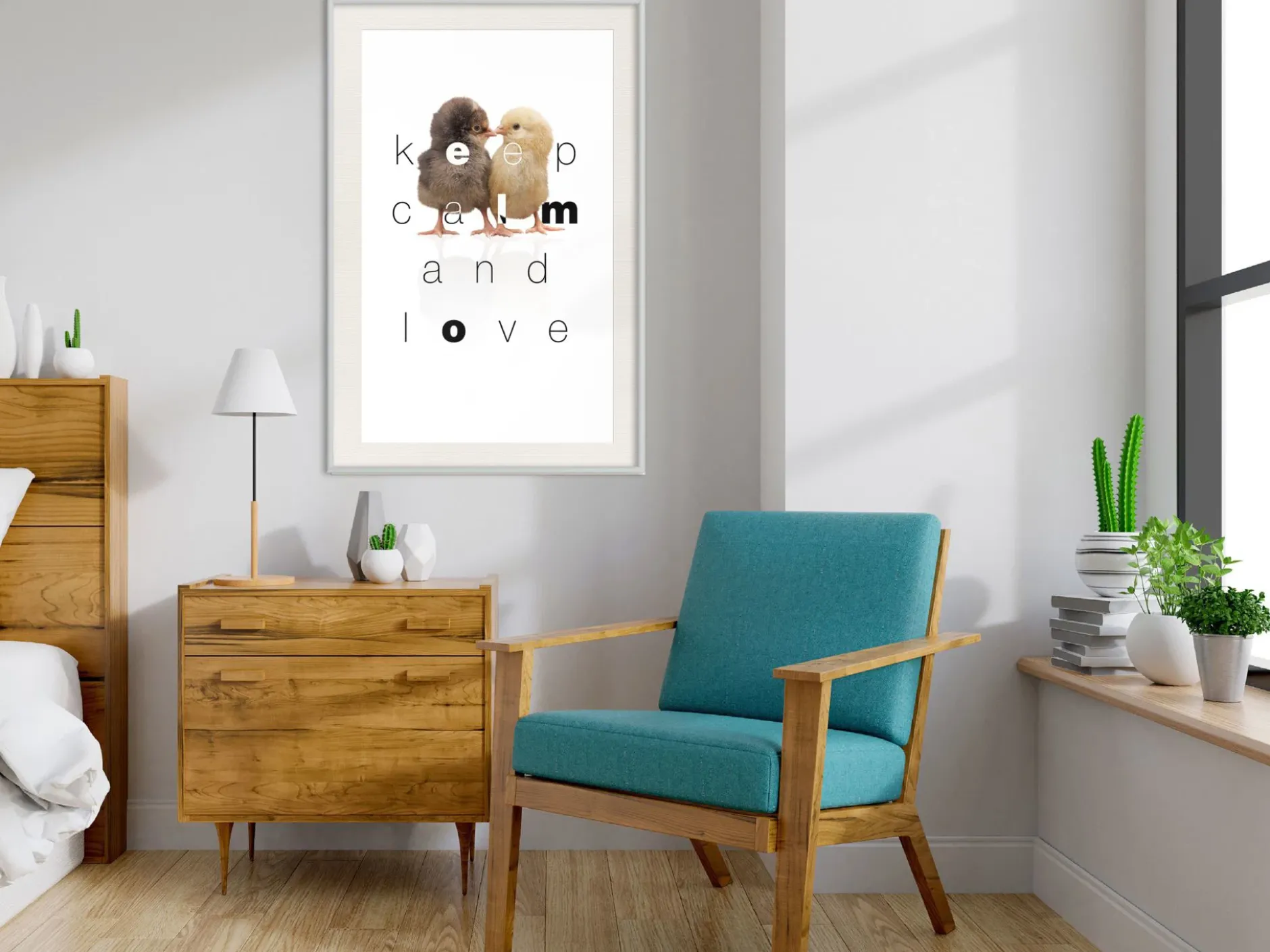 Poster 'Keep Calm and Love'