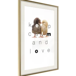 Poster 'Keep Calm and Love'